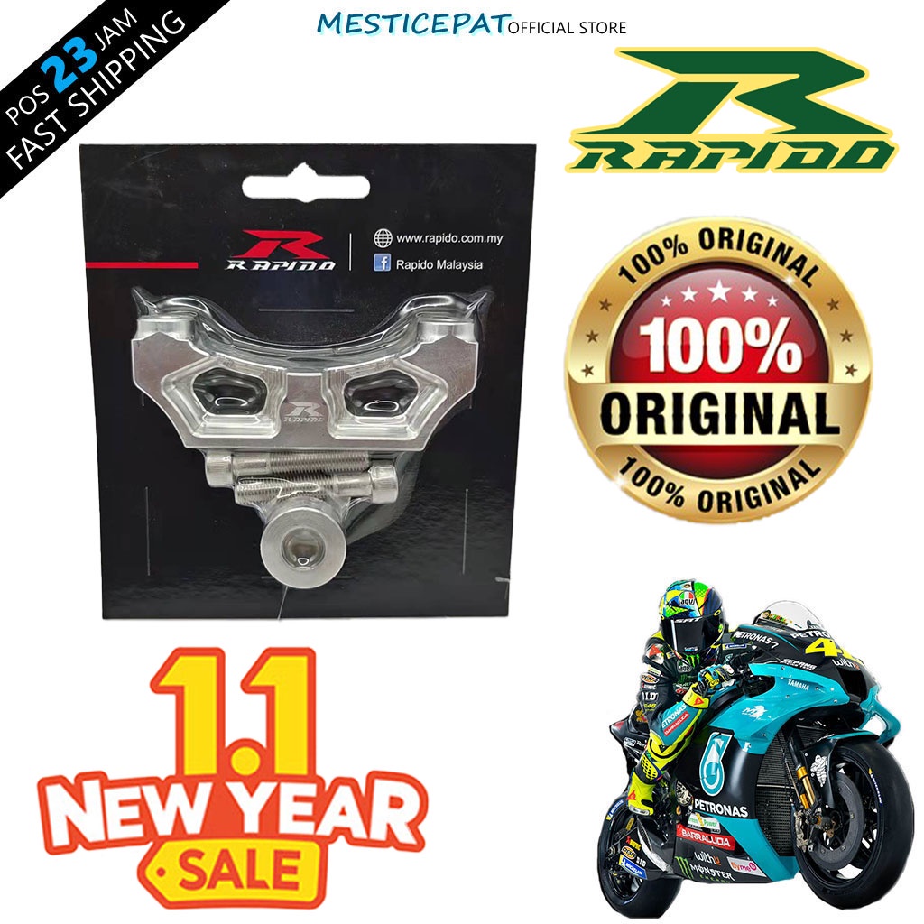 REAR CALIPER BREMBO REAR CALIPER NISSIN BRACKET LC135 4 POT GP4 BRACKET