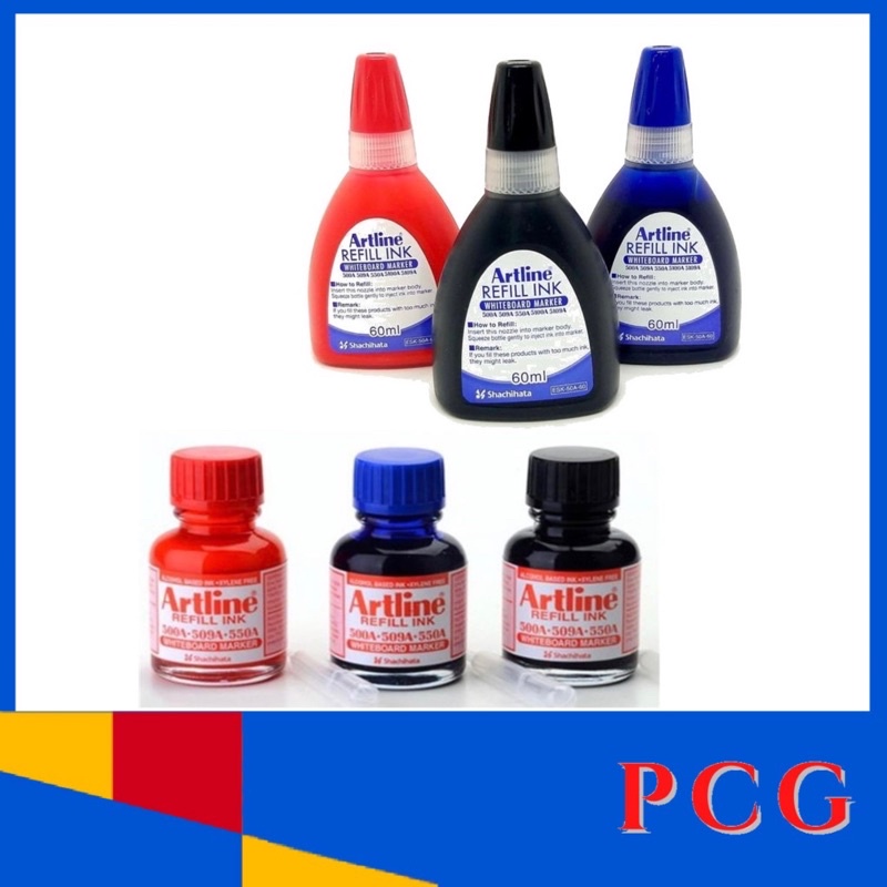 Artline Whiteboard Marker Refill Ink / Whiteboard Ink for artline 500A
