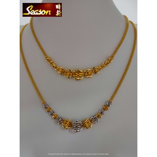 Buy Emas 916 Rantai Leher Dangling Beads 4 81g 4 84g Seetracker Malaysia