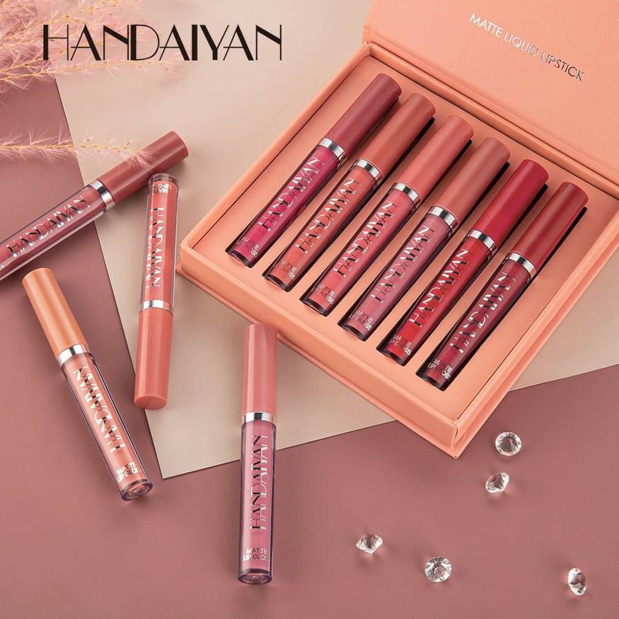 Handaiyan 6 in 1 Matte Lipstick Gift Set