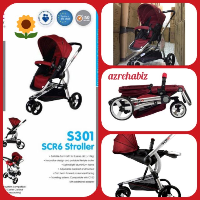 sweet cherry stroller scr 6