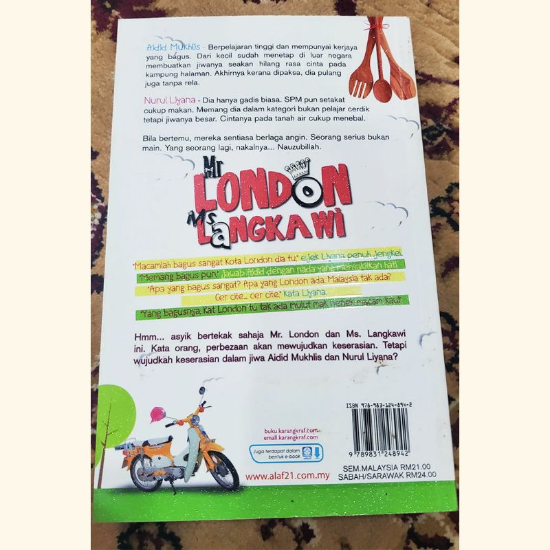 Mr London Ms Langkawi Preloved Novel Shopee Malaysia