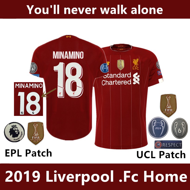 liverpool shirt champions league patches