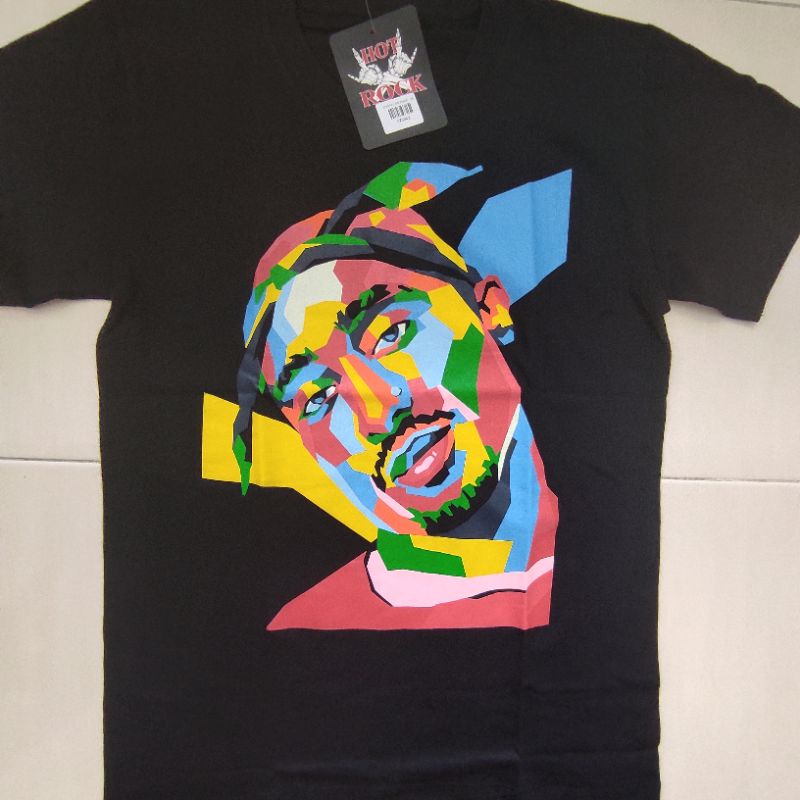 Tupac 7 Hot Rock TShirt Shopee Malaysia
