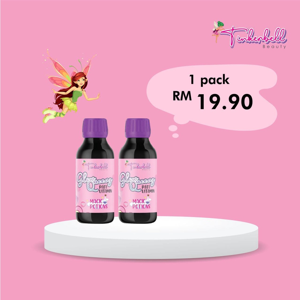 ORIGINAL COMBO GLOWQUEENZ PATI VITAMIN C BY TINKERBELL & BABY JELLYQUEENZ GLOW QUEENZ GLOWQUEEN PUTIHJERAWAT