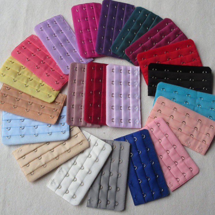 Bra Extenders Strap Extension 5 Hooks 3 Rows Adjustable Belt Buckle