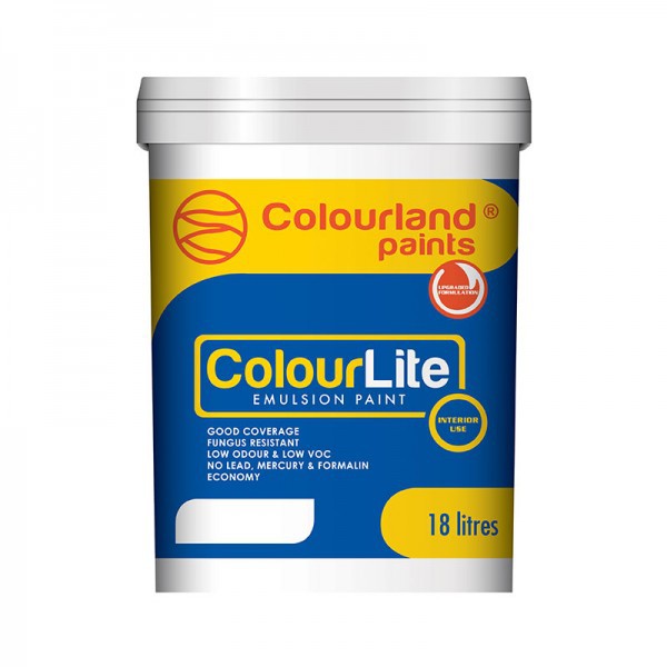  COLOURLAND 7 LITER Colourlite Emulsion Paint White 