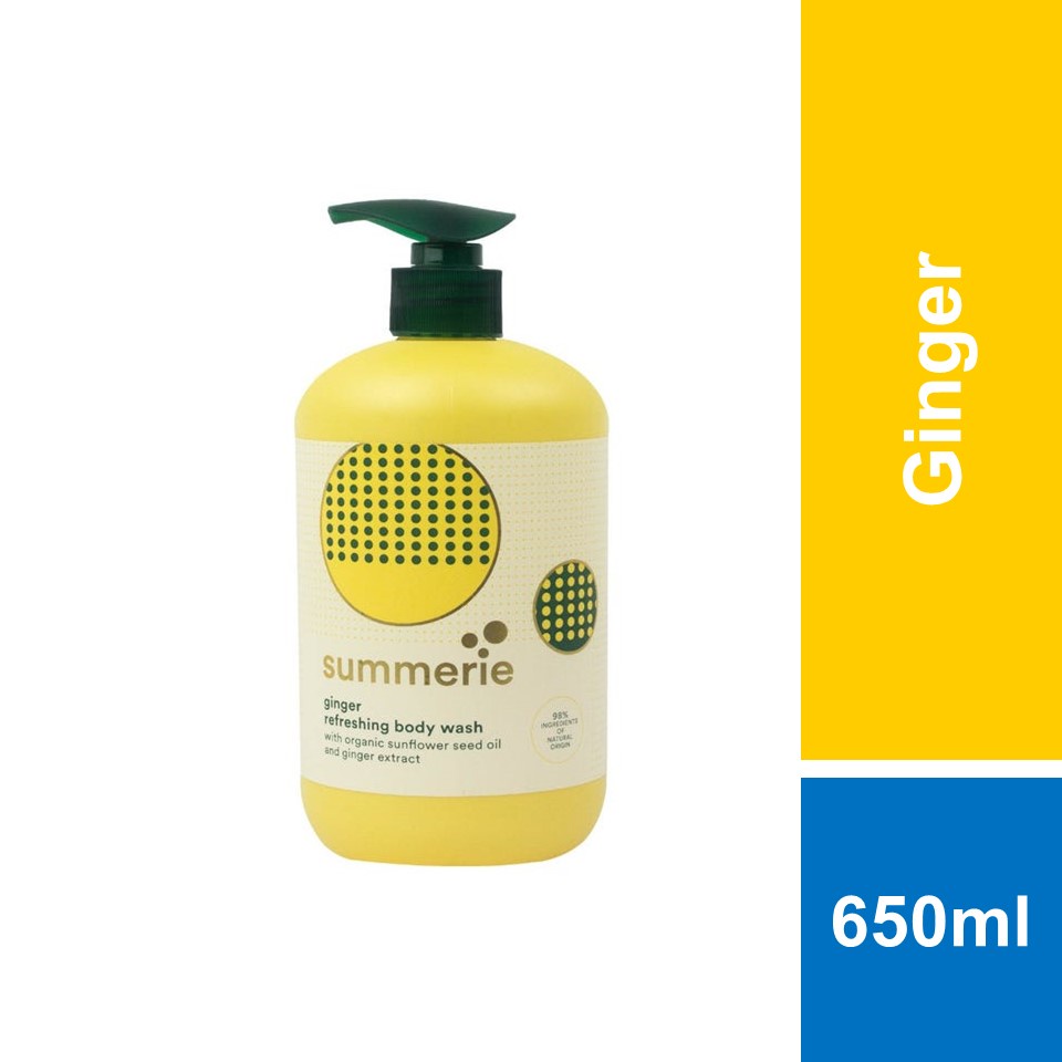 Summerie Ginger Refreshing Body Wash 650ml Shopee Malaysia