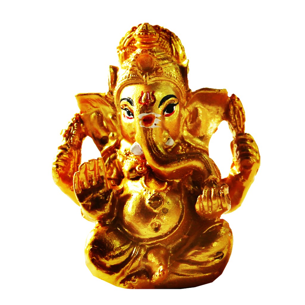 Lord Ganesha Vinayagar Statue Car Dashboard Deco Hindu Idol Decorative