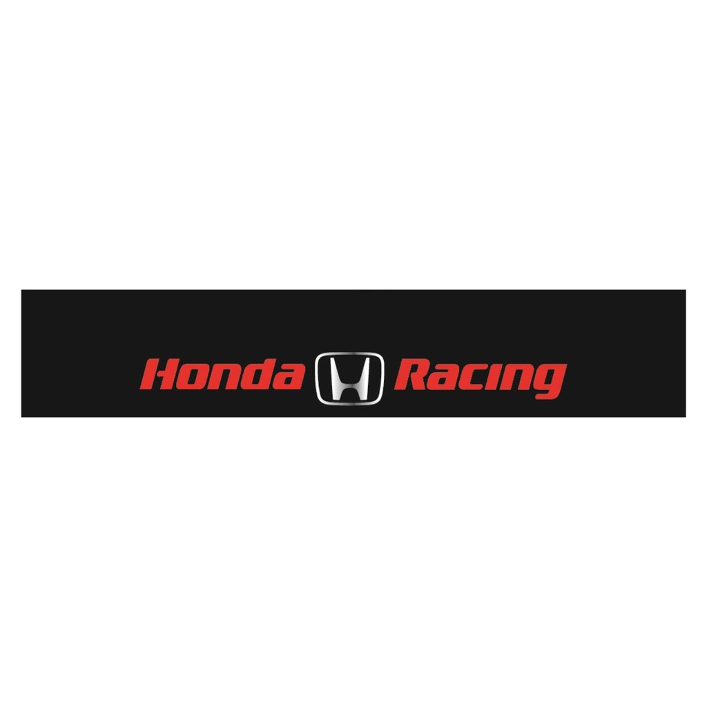 HONDA RACING Front Windshield Sticker / Sticker Tampal Cermin Depan ...