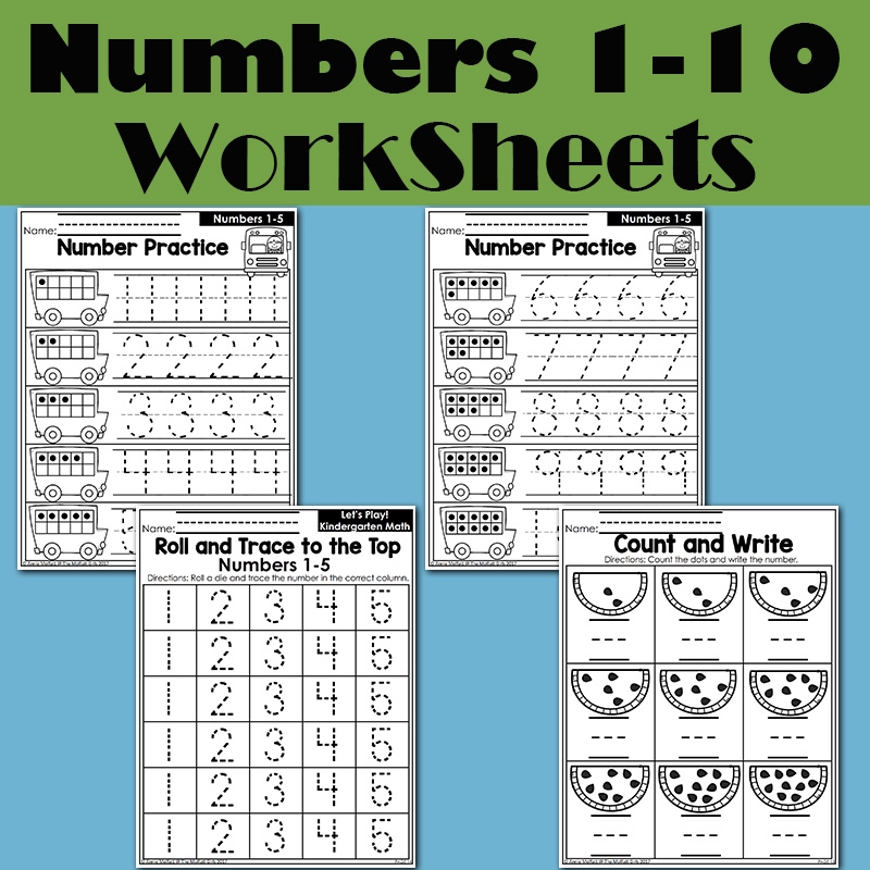 kindergarten math numbers 1 100 worksheet homework paper english