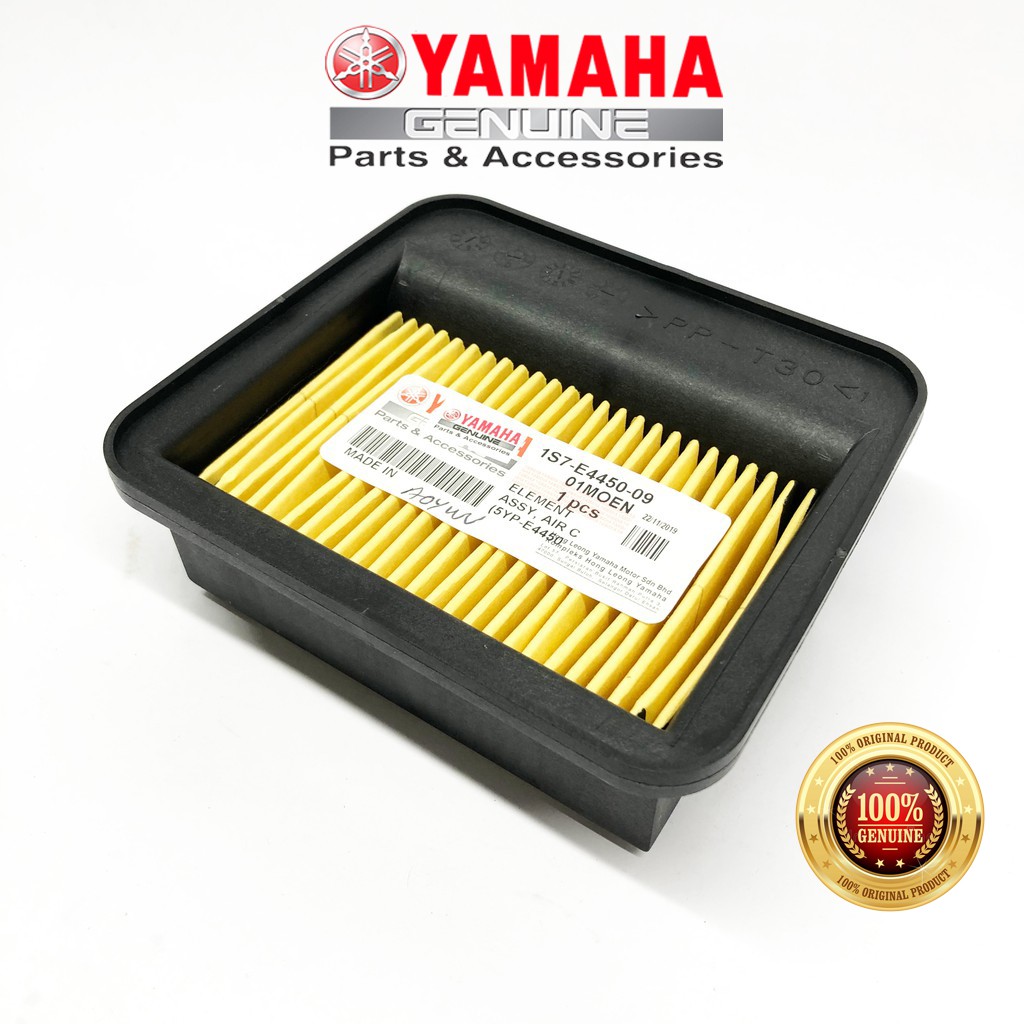 AIR FILTER AIR CLEANER LC135 V1 V2 V3 V4 V5 V6 ORIGINAL HONG LEONG YAMAHA 1S7E445009 Shopee