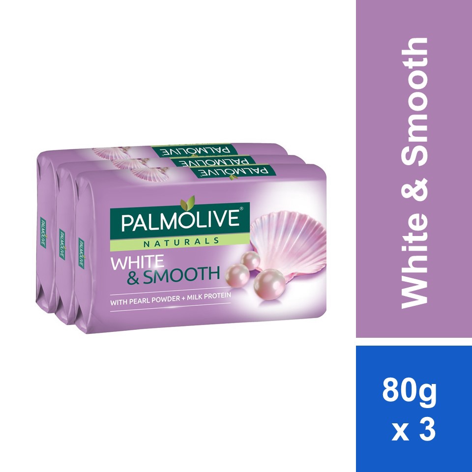 Palmolive White & Smooth Bar Soap Valuepack 80g x 3 | Shopee Malaysia