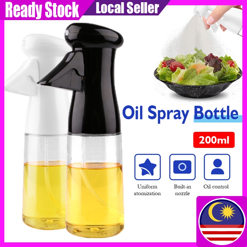 Spray Oil Bottle Olive Oil Spray Bottle Kitchen Oil Dispenser High Pressure Vinegar Spray Bottle 喷油瓶 Botol Minyak