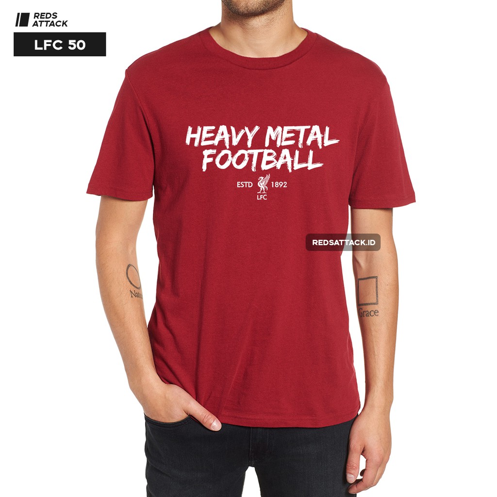 heavy metal football shirt