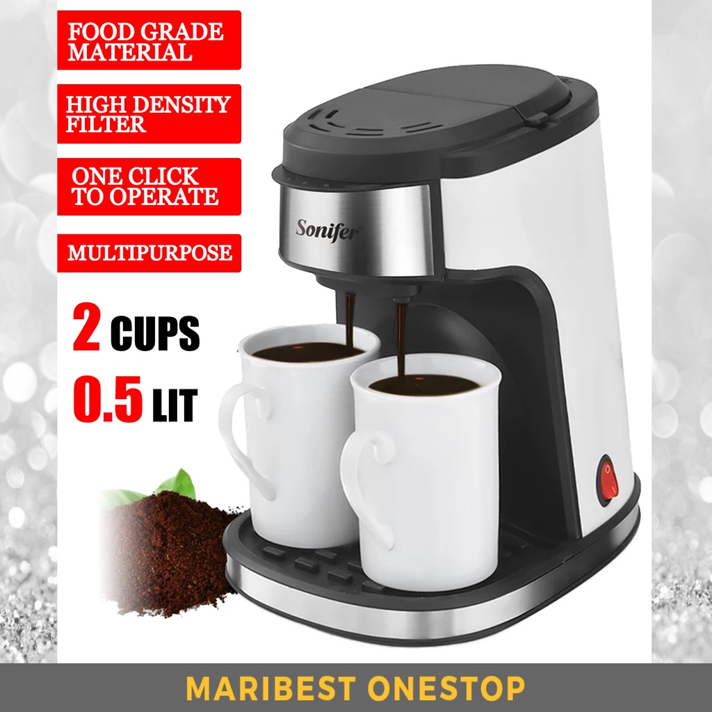 COFFEE MACHINE Mini Coffee Maker Drip Coffee Maker Tea Maker Portable Home office Mesin Kopi Brewing Machine 滴漏咖啡机