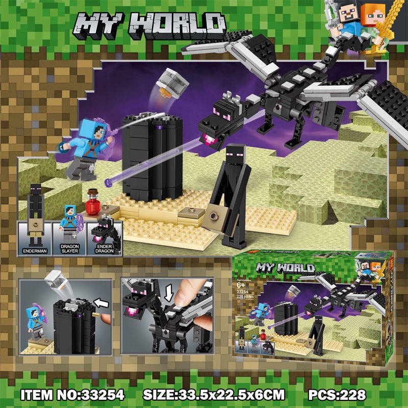 Minecraft toys Produk baru Minecraft Endgame Dragon Ender 