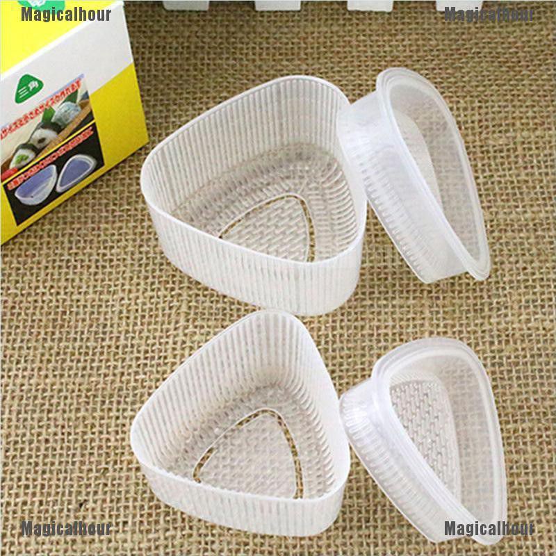 W3b4 1 set sushi mold Onigiri rice ball mold one big and one small size