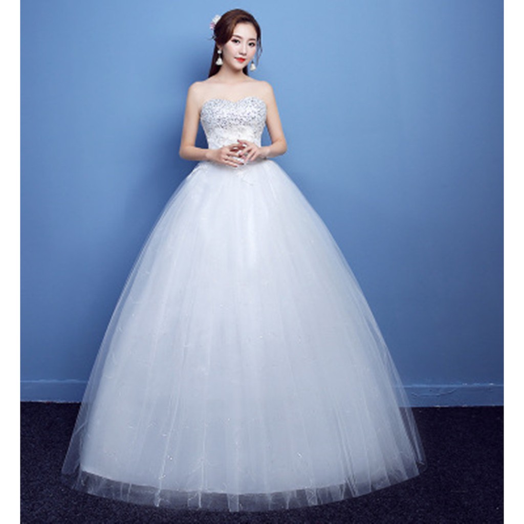 gaun wedding dress