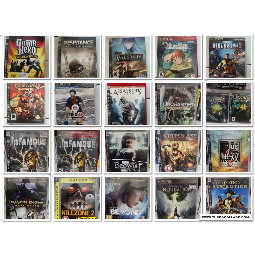 PS3 GAMES USED CD DVD 11 Shopee Malaysia