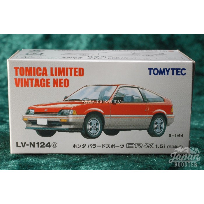 TOMICA LIMITED//TOMYTEC LV-N124 Honda Ballade Sports CR-X 1.5i 1:64 Honda CR-X