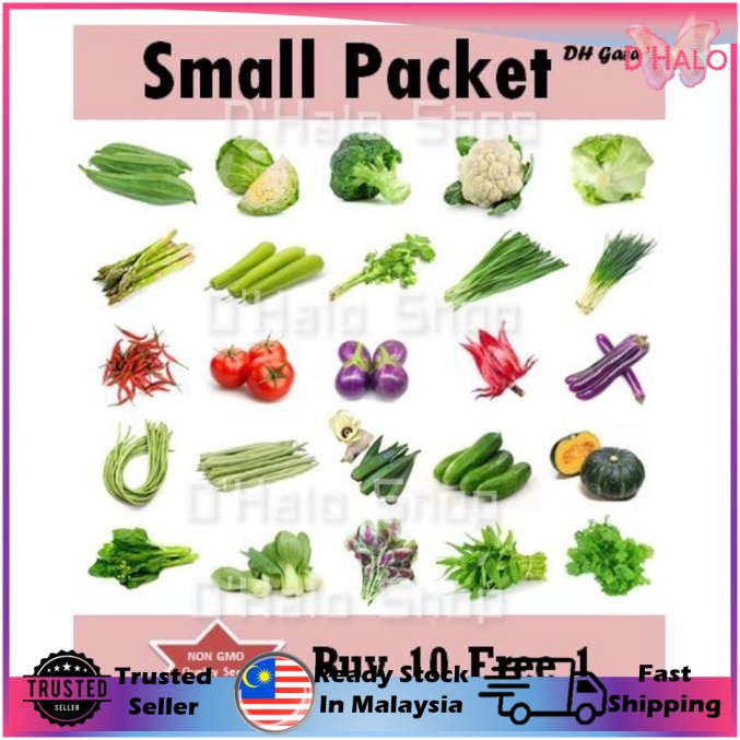 Buy Small Packet 50 Jenis Vegetables Fruits Seed Biji Benih Sayur Sayuran Buah Buahan 蔬菜水果种子 Seetracker Malaysia