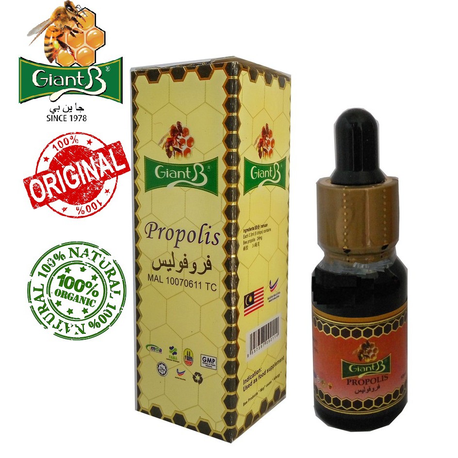 Giant B Propolis Liquid 10ml ( HALAL) | Shopee Malaysia