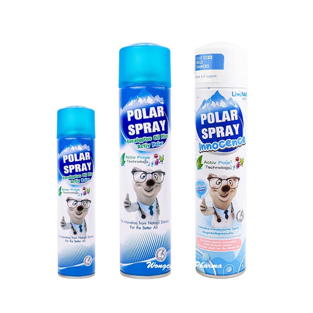 Polar Spray Eucalyptus Oil Scent Cool And Refreshing Kill Germs Reduce