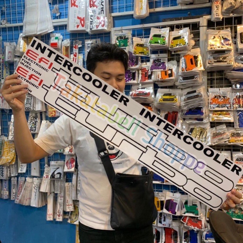 Stiker turbo intercooler/ stiker turbo /sticker side door /stiker pintu