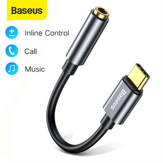Baseus Type C Male to 3.5mm Female Adapter Converter Headphone Jack Type C Earphone Audio Adapter
