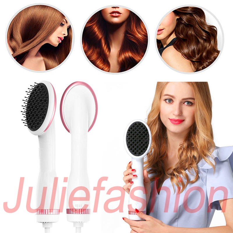 Fashion Multi Function Electric Hair Comb Anion Dry Hair Straight
