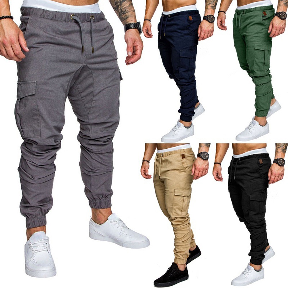 cuffed chino joggers