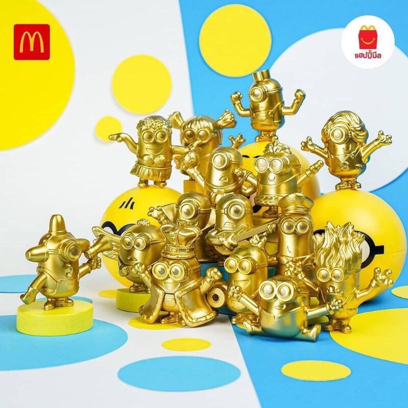 Mcdonalds Limited Edition Gold Minion 2020 Happy Meal Mcdonalds Mcd Minions Toy Shopee Malaysia