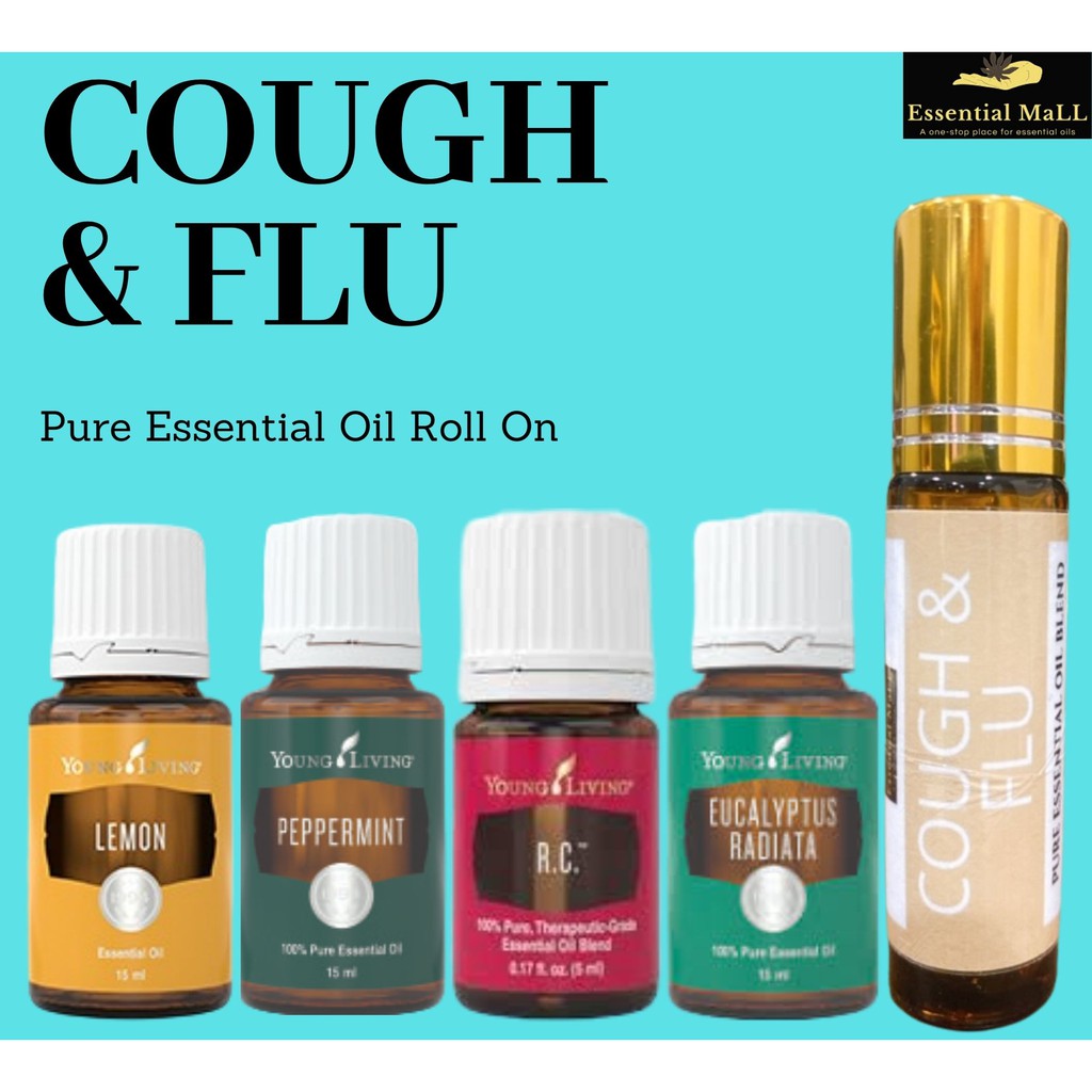 YL Cough and Flu predilute Roll On Essential Oil 10ml/Pure Essential