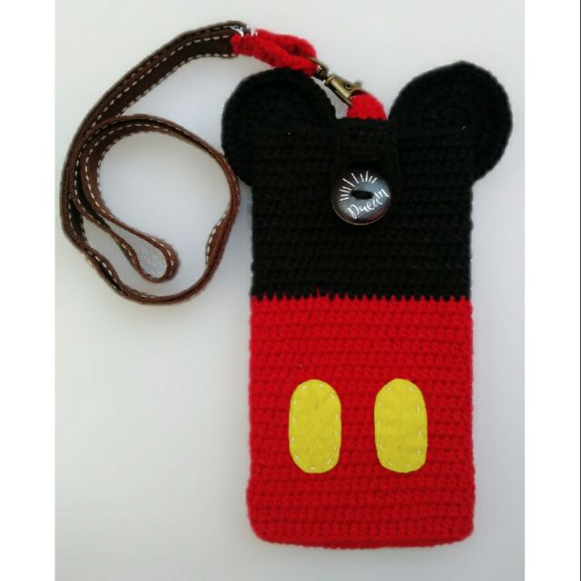 crochet phone purse