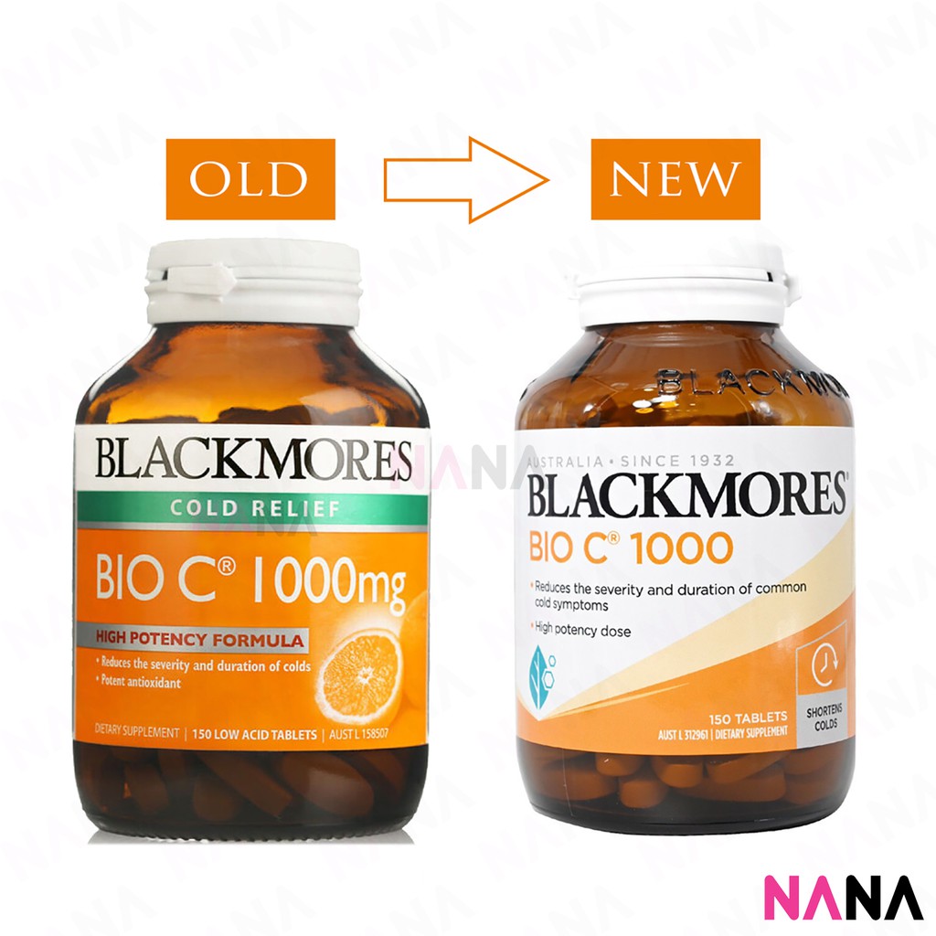 Blackmores Bio C 1000mg 150 Tablets Vitamin C Shopee Malaysia