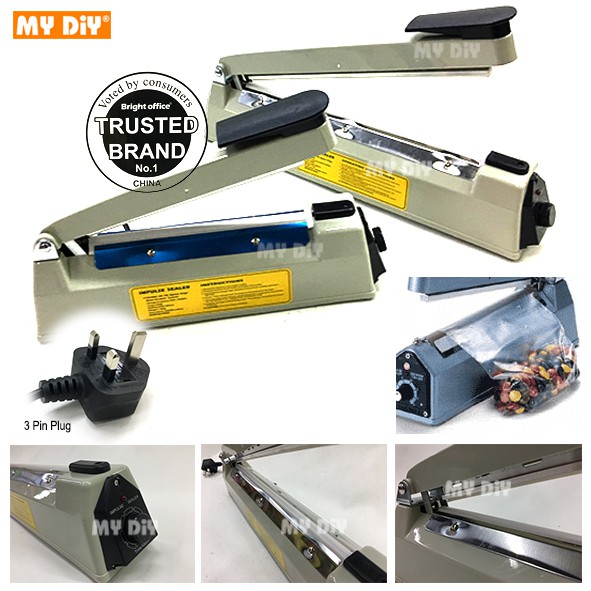 MY DIY Impulse Plastic Bag Sealer 300mm Shopee Malaysia