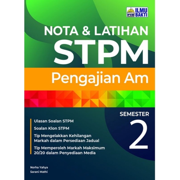 Mh Nota Latihan Stpm Semester 2 Year 2021 2022 Shopee Malaysia