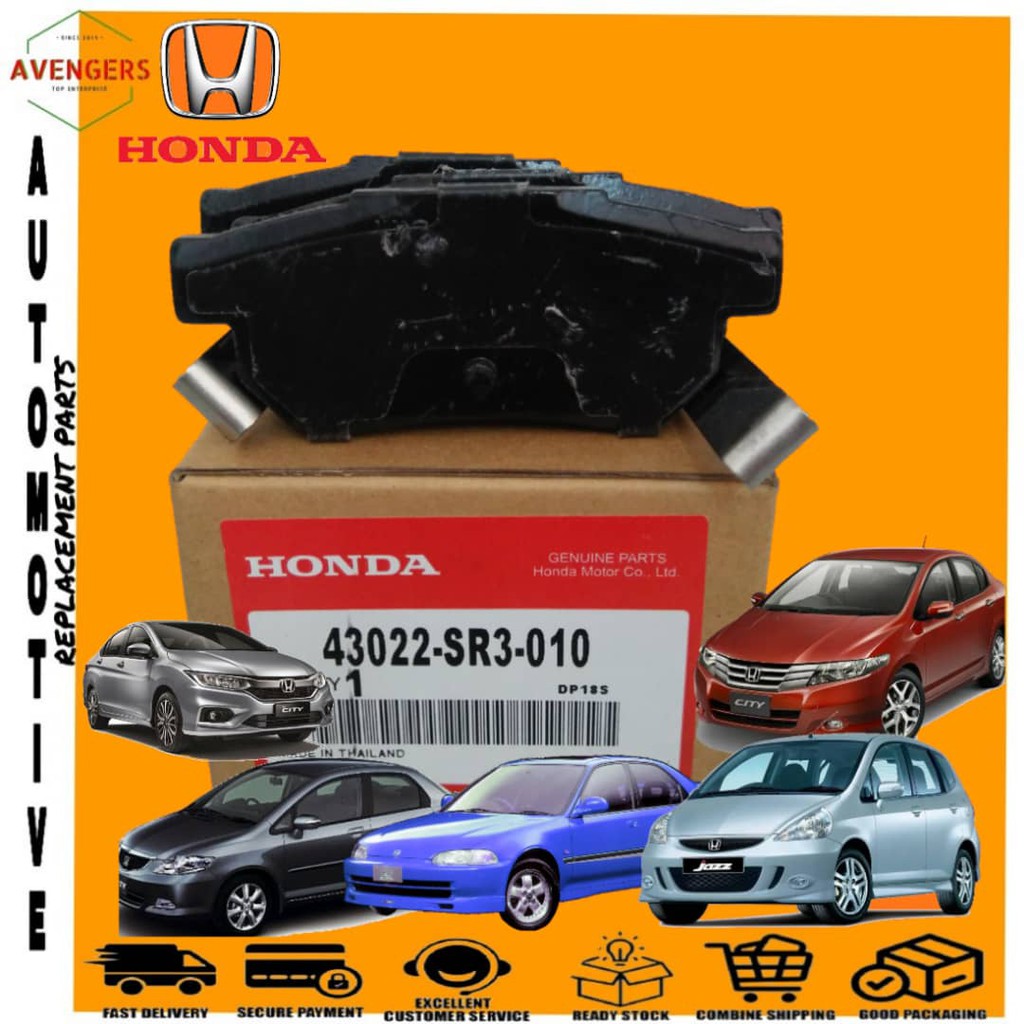 Honda City Tmo Sel T9a Front Brake Pad Original 100 Shopee Malaysia