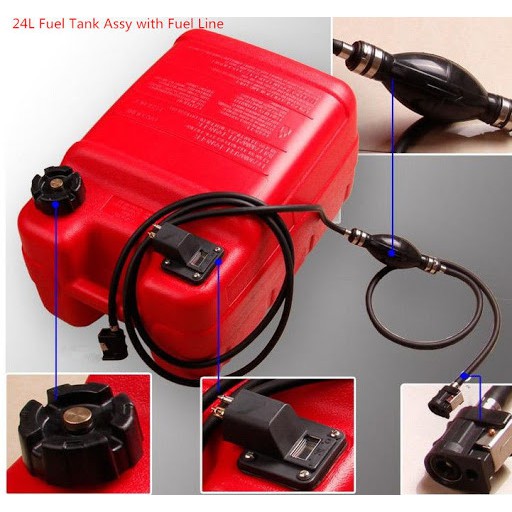 YAMAHA FUEL TANK 24 LITER WITH FUEL LINE ASSY Shopee Malaysia