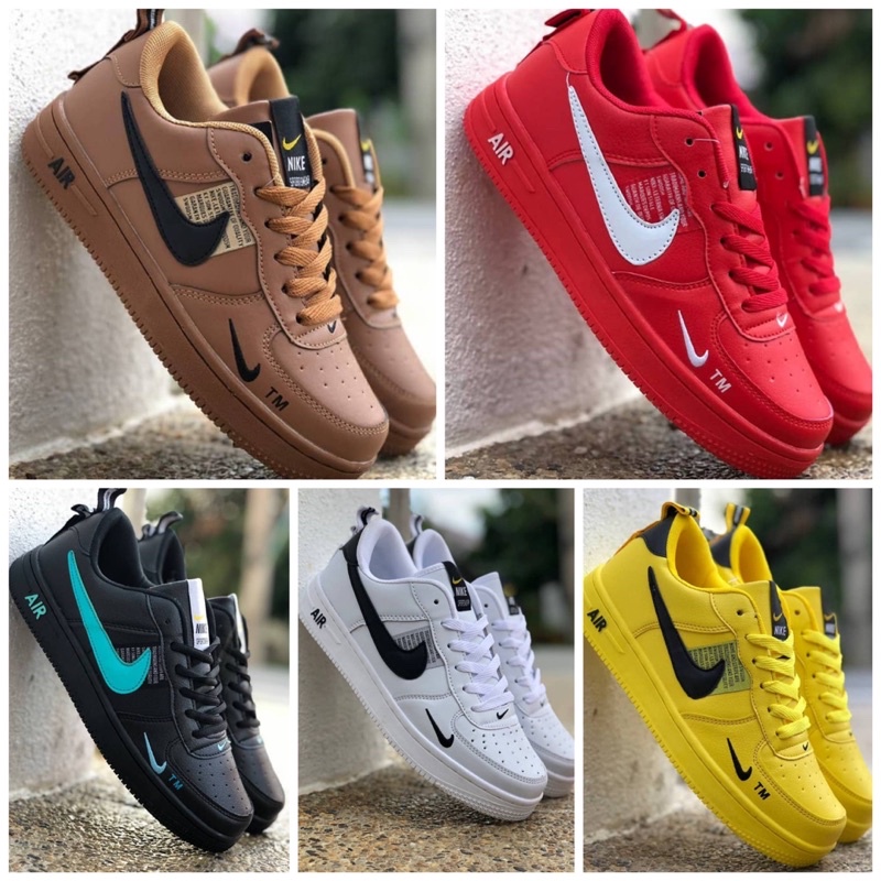 Ready Stock Nike Airforce Sneakers Men Sports Tapak Jahit Kasut Nike Murah Lelaki Shopee Malaysia