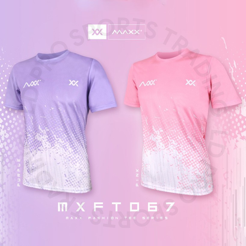 MAXX Shirt Fashion Tee MXFT067 (Purple/Pink)