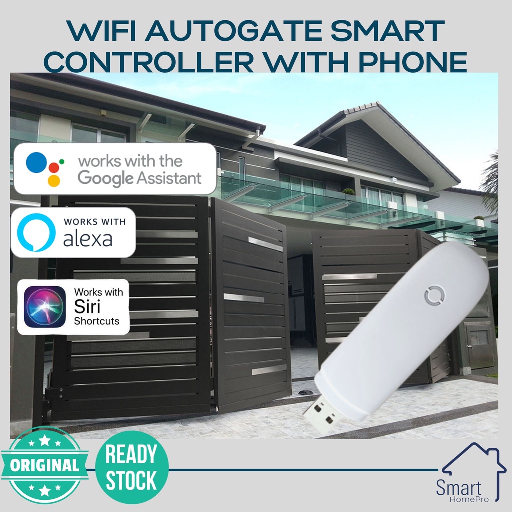 Ewelink Autogate Wifi Smart Controller Works With Apple Siri and Google