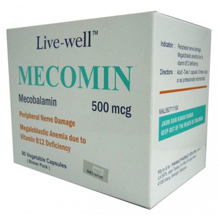 (Original) Live-well Mecomin 500mcg 90s (Untuk urat saraf)