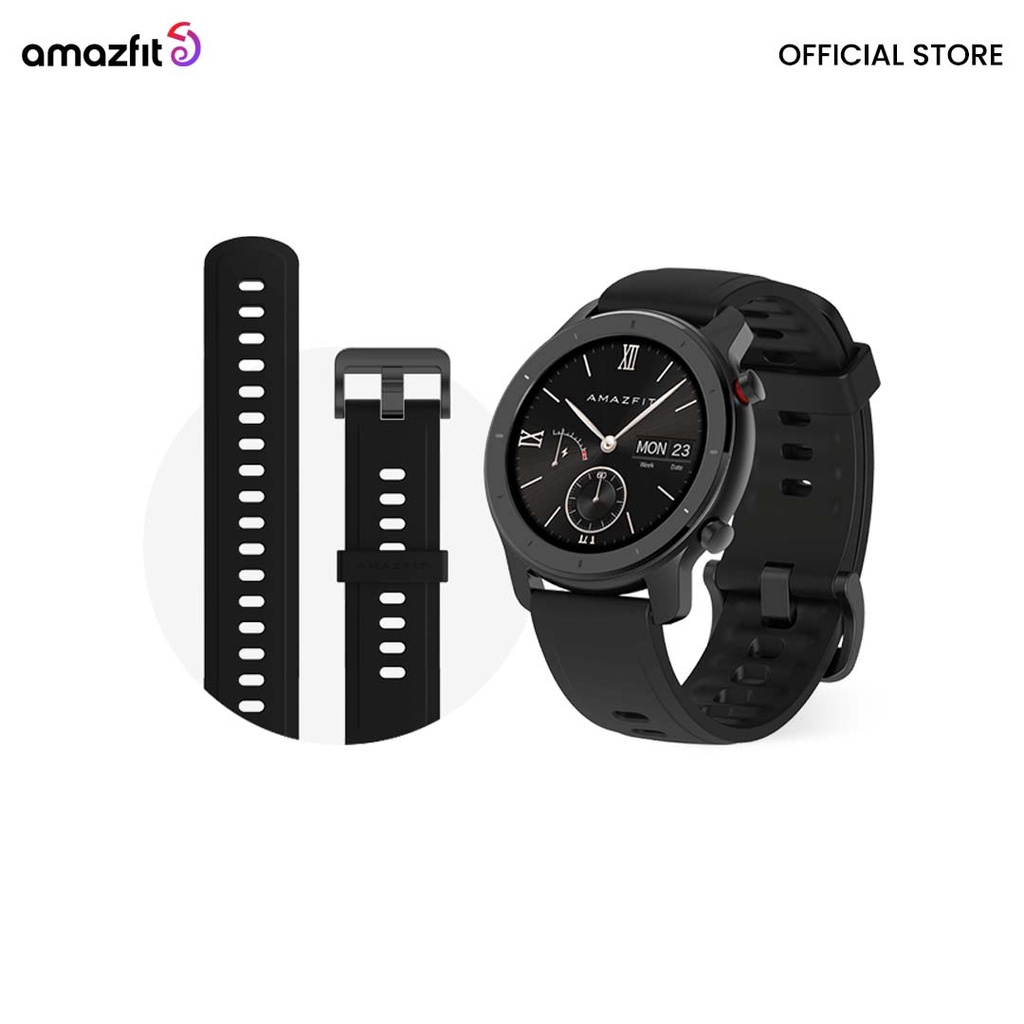 Amazfit GTR 42mm Strap (20mm) Soft Silicone | Ready Stock