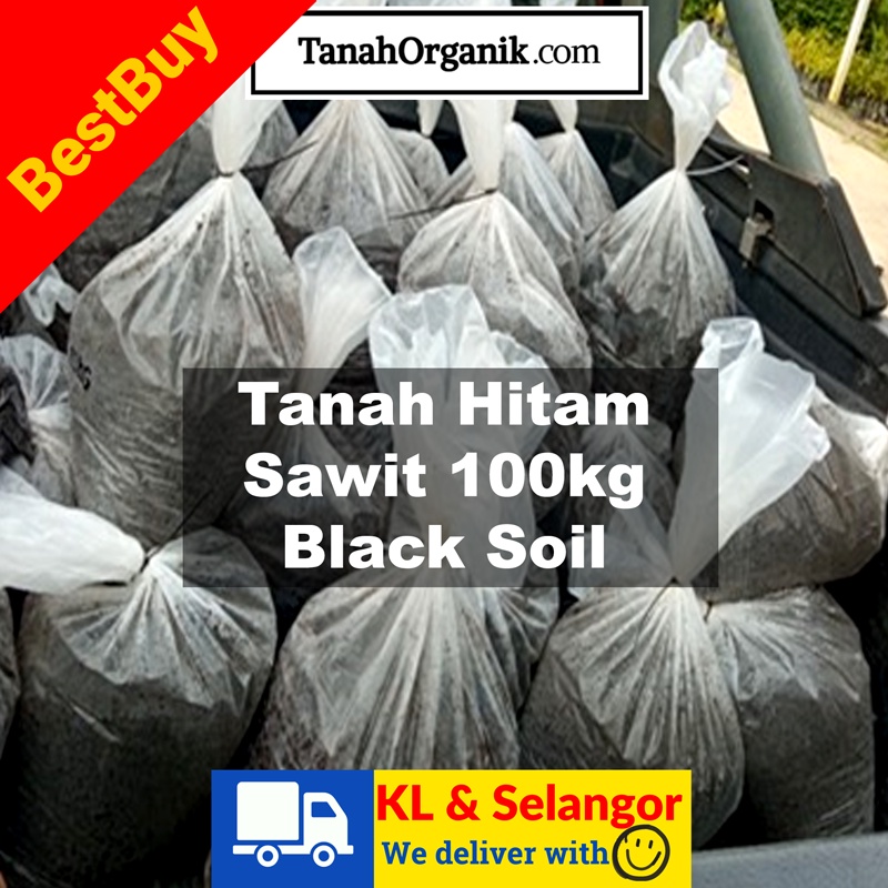 Tanah Hitam Sawit 10kg Palm Oil Mill Effluent Pome Tanah Baja Bagus Untuk Sayur Pokok Bunga Tanahorganik Com