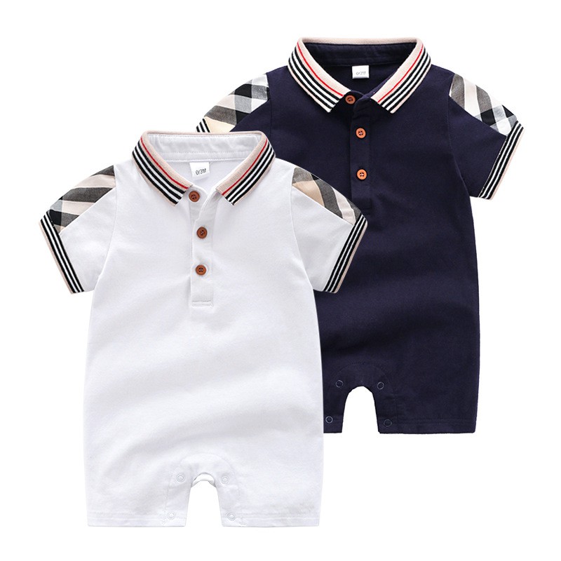 baby burberry romper