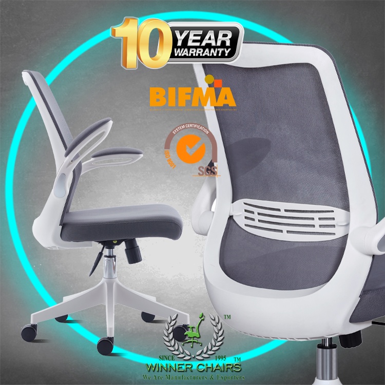 Ergonomic Office Chair WN 9508-WHT ( 10 Years Warranty ) Computer Chair