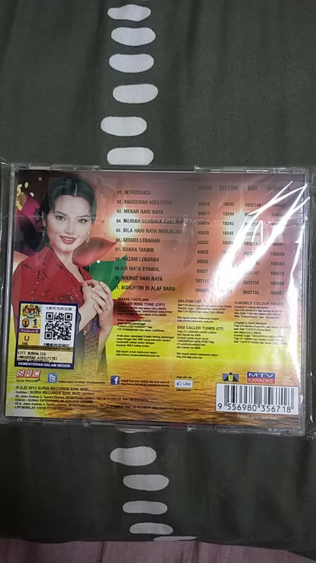 Hari Raya Siti Nurhaliza Anugerah Aidilfitri Mtv Karaoke Vcd Shopee Malaysia