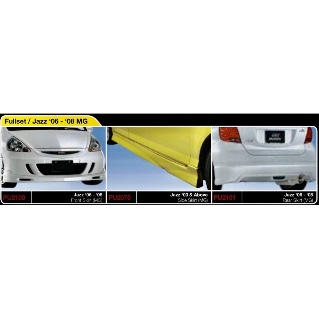 Honda jazz GD 2006 2007 2008 Mugen bodykit body kit front side rear